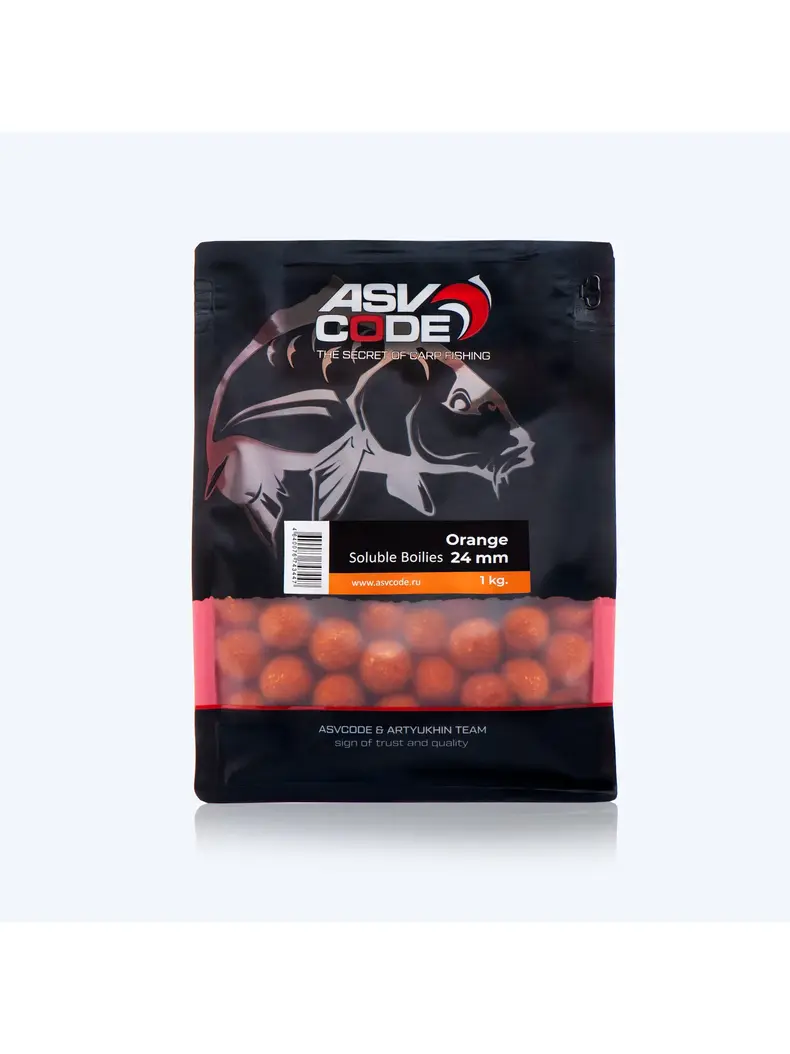 Бойлы пылящие ASV CODE Orange (Мандарин) 1кг 24мм Бойлы пылящие ASV CODE Orange (Мандарин) 1кг 24мм