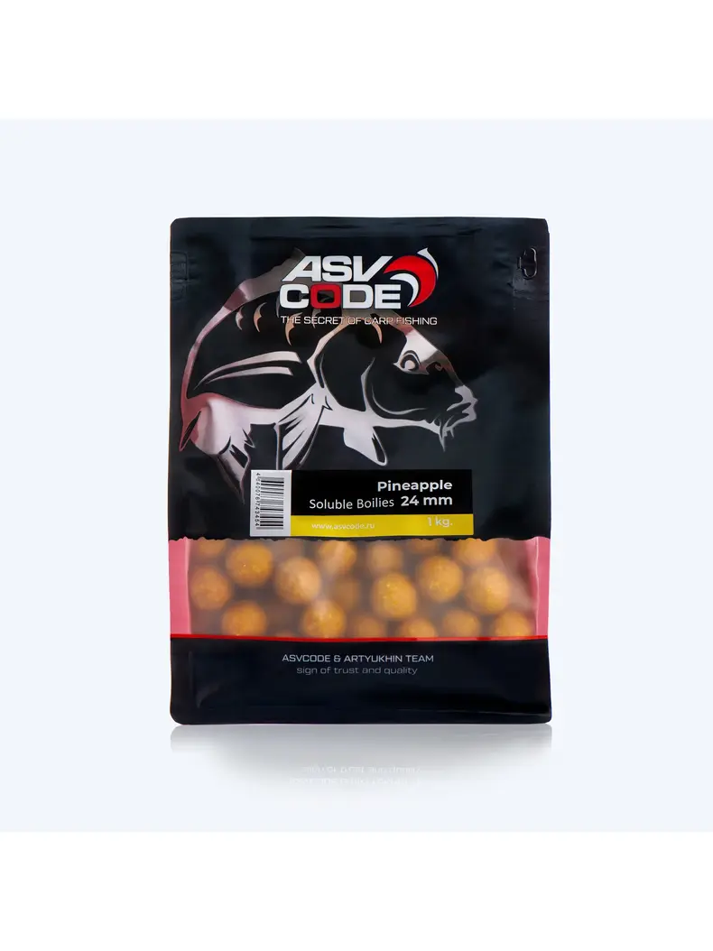 Бойлы пылящие ASV CODE Pineapple (Ананас) 1кг 24мм Бойлы пылящие ASV CODE Pineapple (Ананас) 1кг 24мм