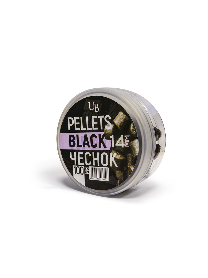 Пеллетс насадочный ULTRABAITS Pellets BLACK GARLIC (Черный Чеснок), Диаметр: 14 мм