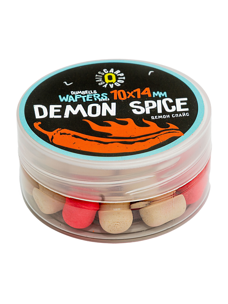 Вафтерсы Carptoday Baits Wafters Demon Spice (Острые Специи) 10х14мм, Диаметр: 10 х 14 мм, Вкус: Острые Специи Вафтерсы Carptoday Baits Wafters Demon Spice (Острые Специи) 10х14мм, Диаметр: 10 х 14 мм, Вкус: Острые Специи