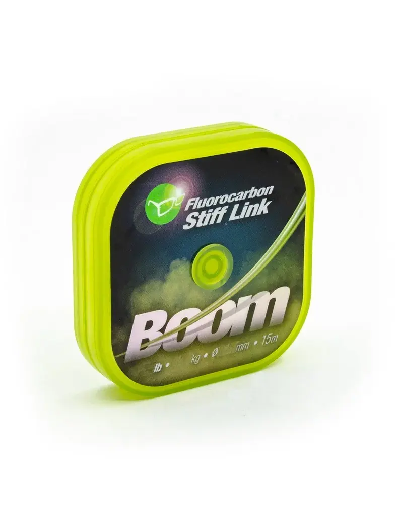 Жесткий флюрокарбоновый поводковый материал Korda Boom, Тест: 15.00 lb, Диаметр лески: 0.45 мм
