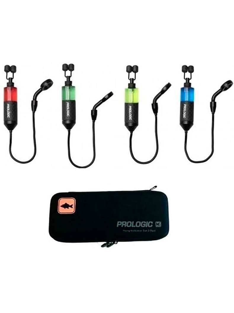 Набор индикаторов поклевки PROLOGIC K3 Hang Indicator Set 4 Rod, изображение 2 Набор индикаторов поклевки PROLOGIC K3 Hang Indicator Set 4 Rod, изображение 2