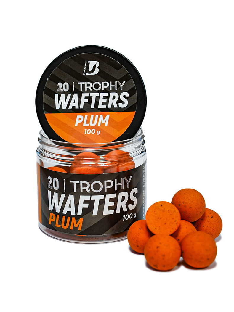 Вафтерсы ULTRABAITS Wafters TROPHY Слива 20мм, Диаметр: 20 мм Вафтерсы ULTRABAITS Wafters TROPHY Слива 20мм, Диаметр: 20 мм