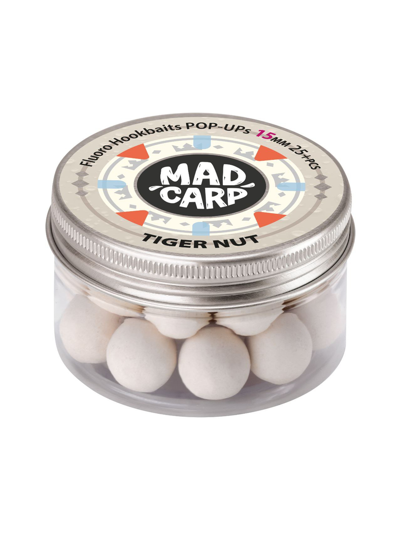 Бойлы плавающие Mad Carp Baits Pop-Ups TIGER NUT (Тигровый Орех), Диаметр: 15 мм