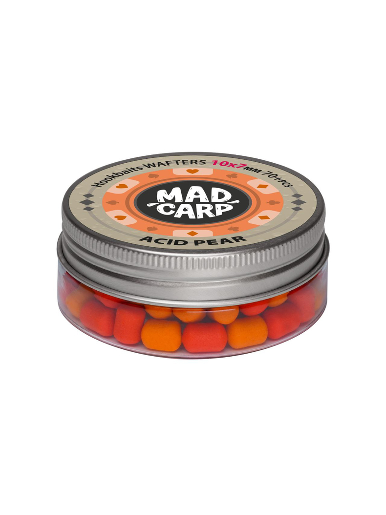 Вафтерсы Mad Carp Baits ACID PEAR (Кислая Груша) Wafters, Диаметр: 10 х 7 мм