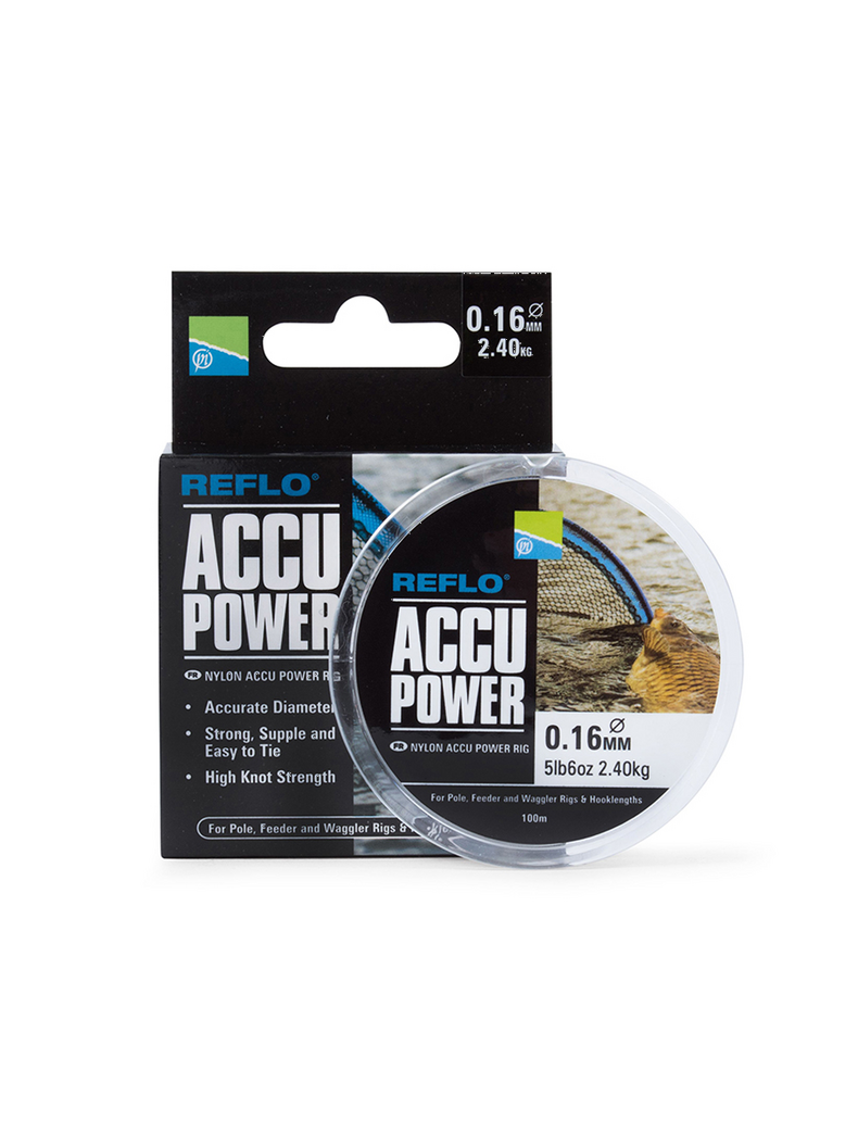 Леска монофильная PRESTON ACCU POWER Mono Line, Диаметр лески: 0.12 мм