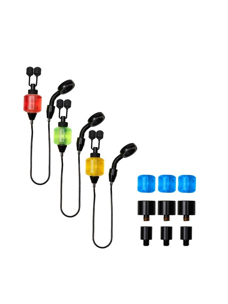 Набор индикаторов поклевки PROLOGIC K1 MINI Hanger Chain Set 3 Rod, изображение 2 Набор индикаторов поклевки PROLOGIC K1 MINI Hanger Chain Set 3 Rod, изображение 2