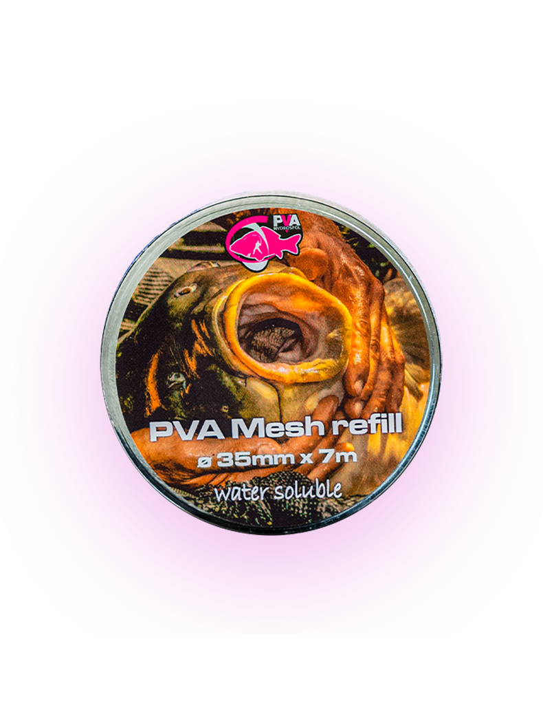 Запасная ПВА сетка PVA HYDROSPOL Mesh, Диаметр: 35 мм, Длина: 25 м