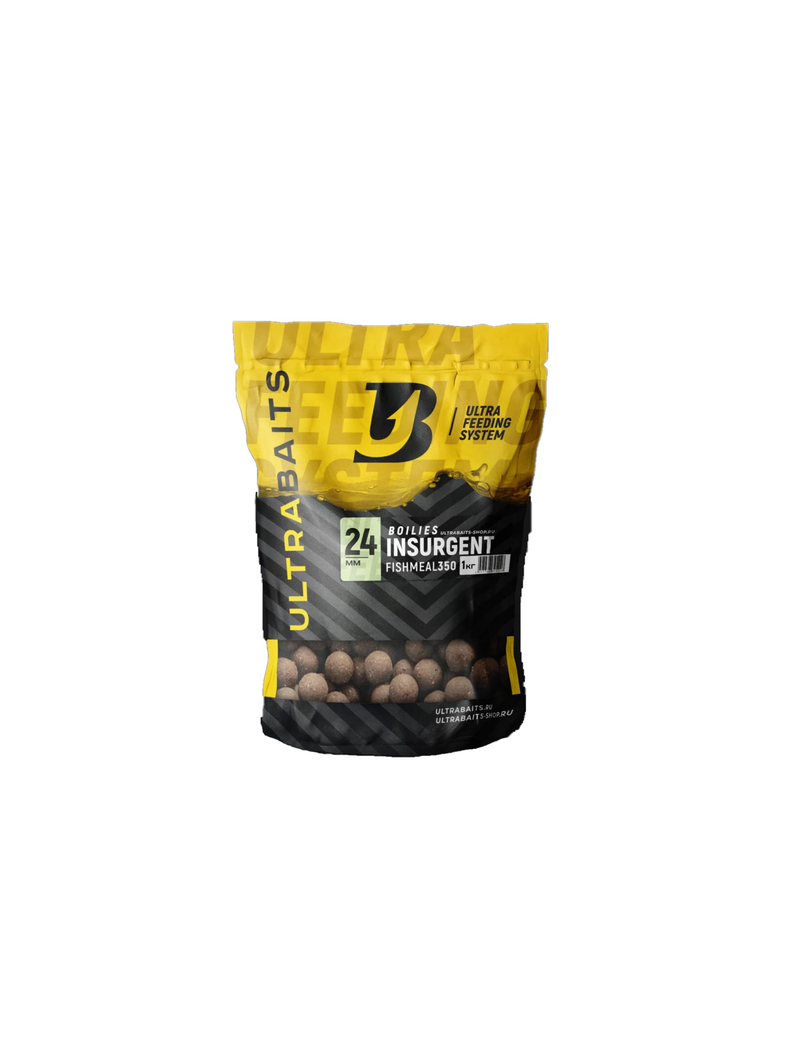Бойлы ULTRABAITS FISHMEAL 350 Insurgent (Пряности и Специи) 1кг, Диаметр: 24 мм