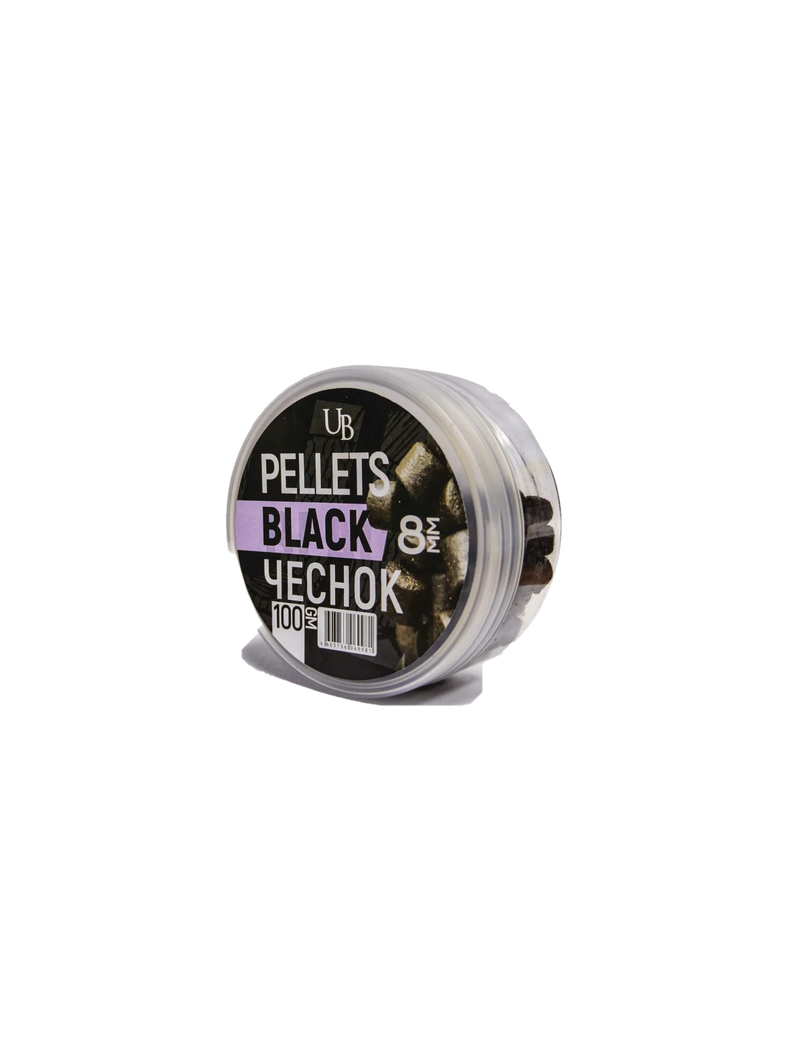 Пеллетс насадочный ULTRABAITS Pellets BLACK GARLIC (Черный Чеснок), Диаметр: 8 мм Пеллетс насадочный ULTRABAITS Pellets BLACK GARLIC (Черный Чеснок), Диаметр: 8 мм