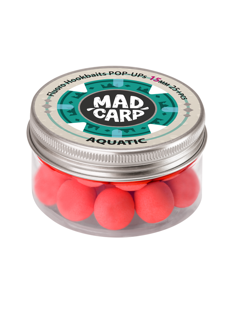 Бойлы плавающие Mad Carp Baits AQUATIC (Акватик), Диаметр: 15 мм