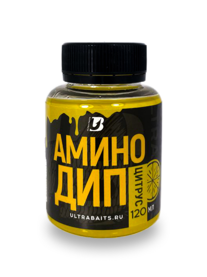 Аминодип ULTRABAITS Citrus (Цитрус) 120мл Аминодип ULTRABAITS Citrus (Цитрус) 120мл