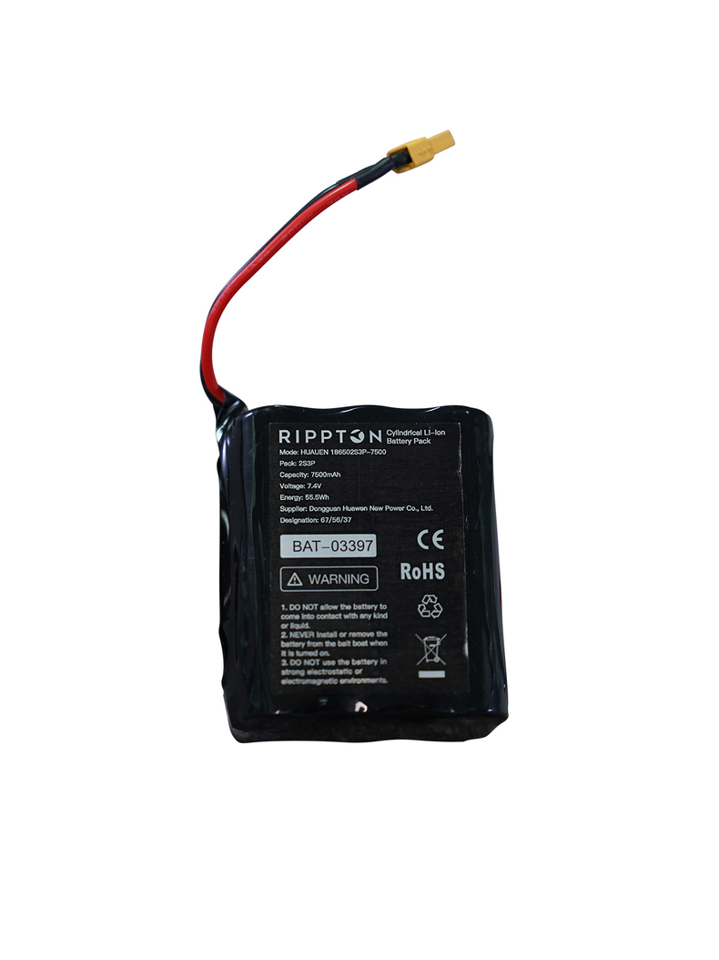 Аккумулятор для прикормочного кораблика RIPPTON CatchX Mini Series Bait Boat Battery, Ёмкость: 8000 mAh