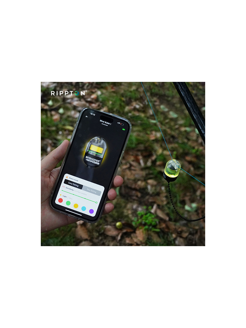 Компактный сигнализатор поклёвки RIPPTON BiteKeeper Silver Bullet, Набор : Одиночный, изображение 3