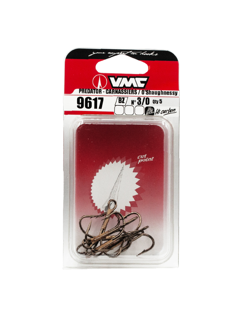 Крючок тройной VMC 9617 BZ (бронза) №3/0 (5шт)