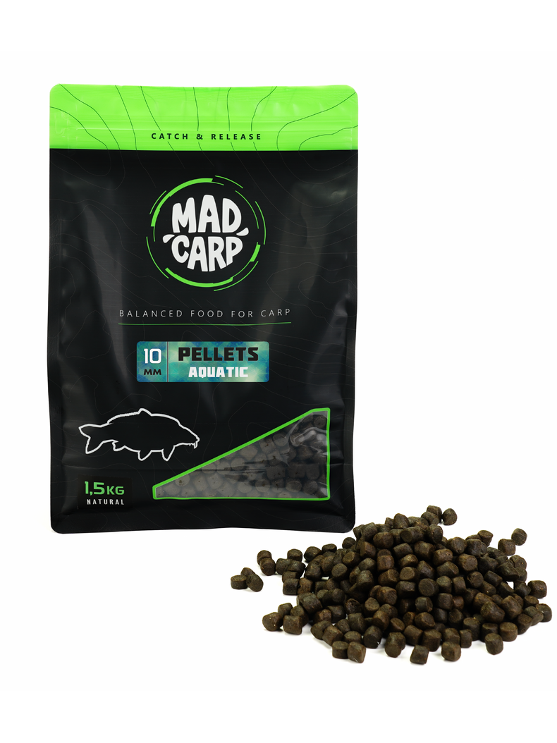 Пеллетс MAD CARP Baits AQUATIC (Акватик), Диаметр: 10 мм Пеллетс MAD CARP Baits AQUATIC (Акватик), Диаметр: 10 мм