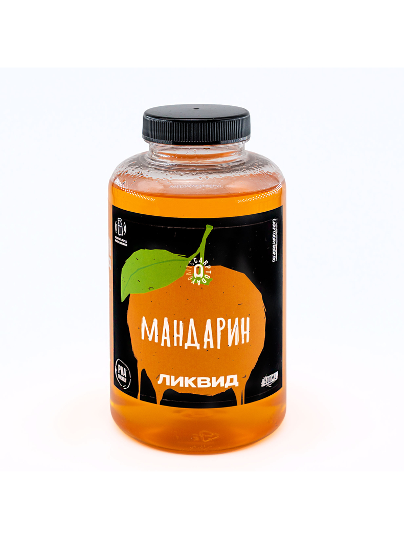 Ликвид Carptoday Baits Tangerine (Мандарин) 500мл, Вкус: Мандарин