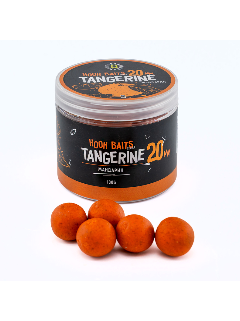 Бойлы насадочные Carptoday Baits Tangerine (Мандарин), Диаметр: 20 мм, Вкус: Мандарин