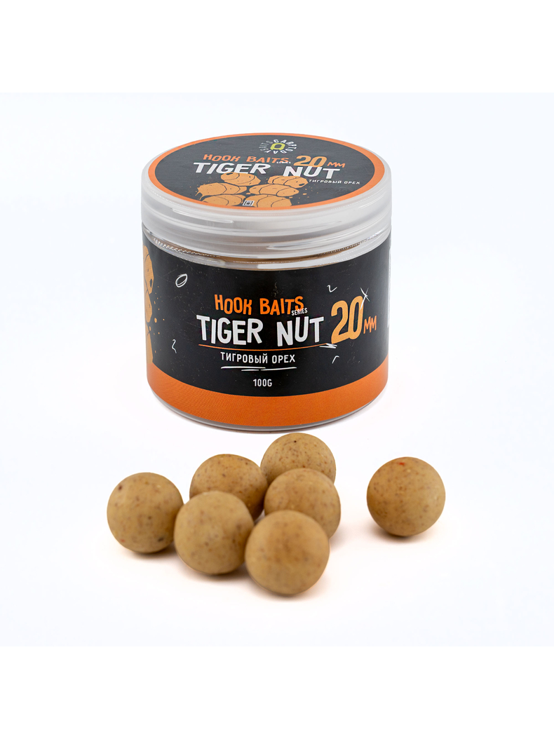 Бойлы насадочные Carptoday Baits Tiger Nut (Тигровый Орех), Диаметр: 20 мм, Вкус: Тигровый Орех