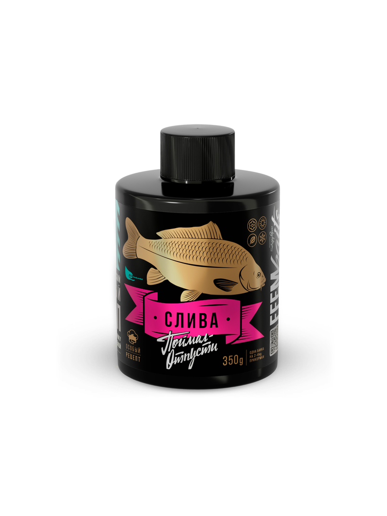 Сироп инвертный "Поймал – Отпусти" Слива 350g Сироп инвертный "Поймал – Отпусти" Слива 350g