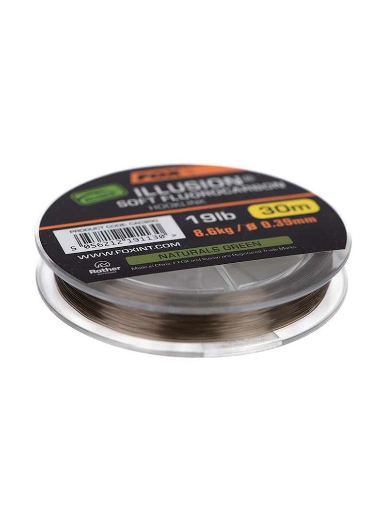 Мягкий флюорокарбоновый поводковый материал FOX Illusion Soft Fluorocarbon Hooklink, изображение 2 Мягкий флюорокарбоновый поводковый материал FOX Illusion Soft Fluorocarbon Hooklink, изображение 2