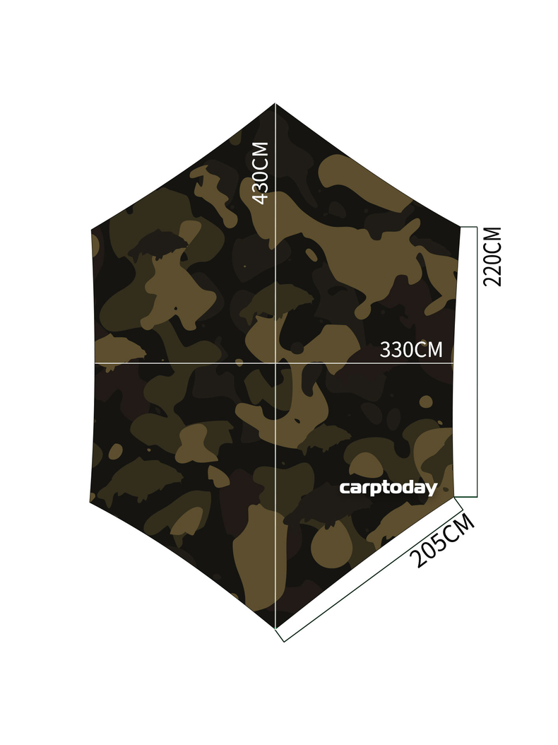 Тент для лагеря CARPTODAY Tarp Camo, изображение 9 Тент для лагеря CARPTODAY Tarp Camo, изображение 9