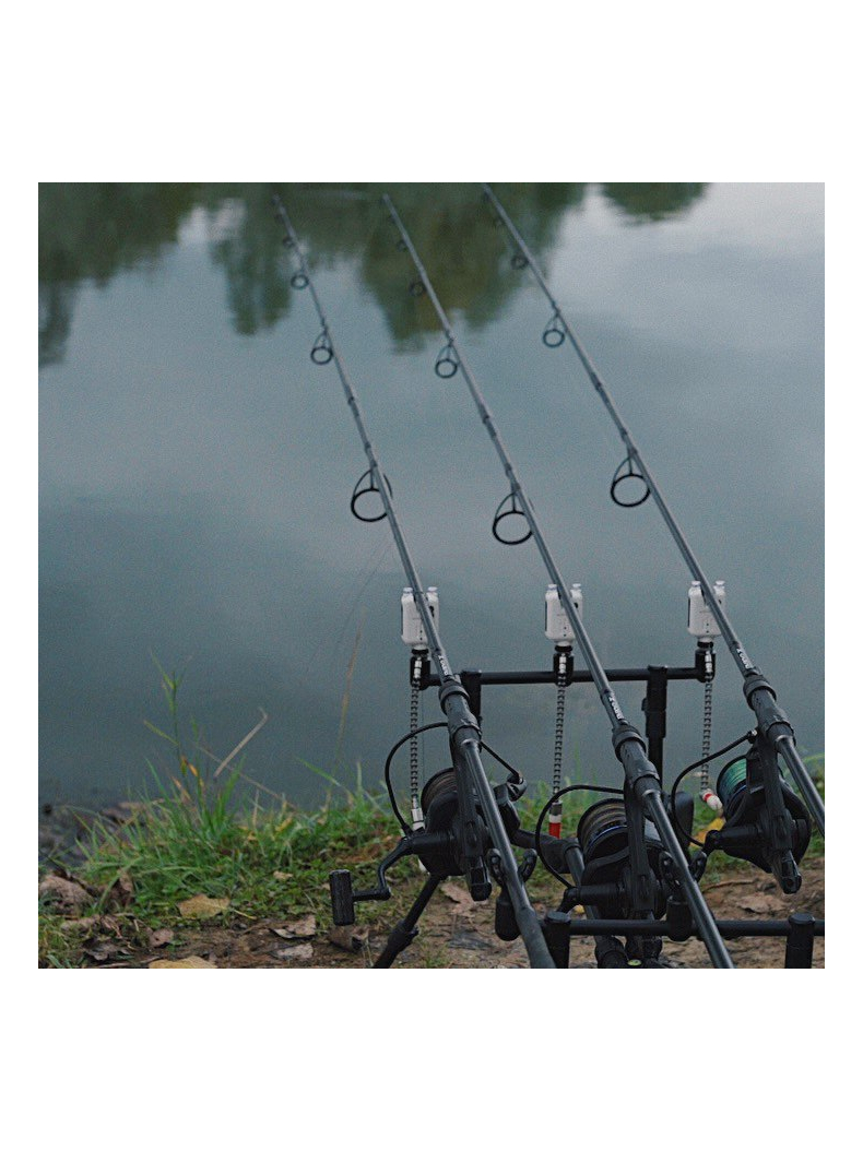 Набор электронных сигнализаторов поклевки RIPPTON BITEKEEPER Pro Smart Bite Alarm Set с приложением для смартфона (белый), Набор : 3 + 1, изображение 4