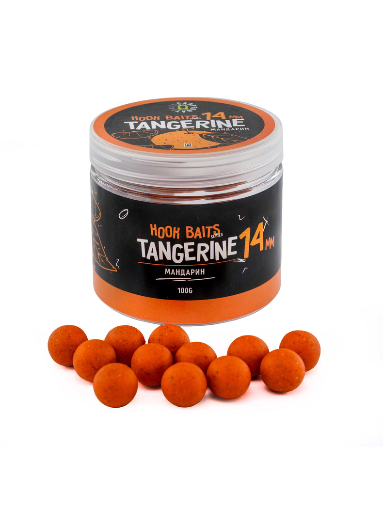 Бойлы насадочные Carptoday Baits Tangerine (Мандарин), Диаметр: 14 мм, Вкус: Мандарин