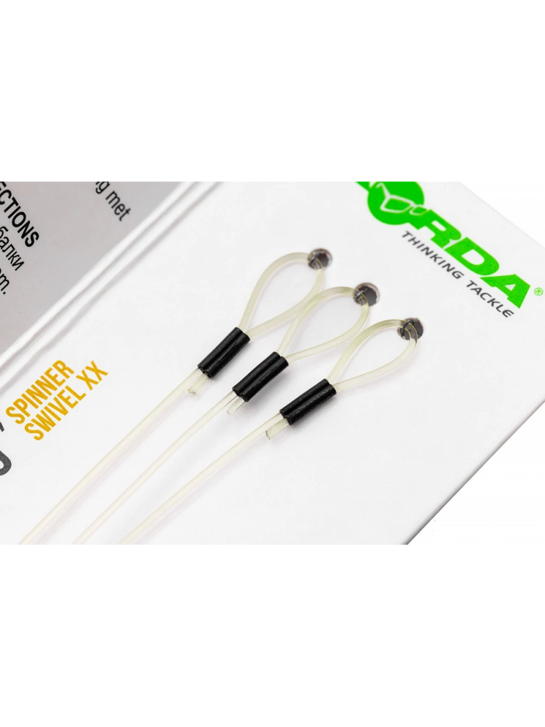 Отвод с быстросъемным вертлюгом KORDA Boom Spinner Swivel XX 14см, изображение 3