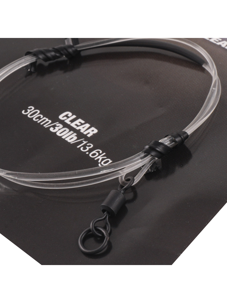 Готовый монтаж KORDA Dark Matter Ring Swivel, Цвет: Clear (Прозрачный)