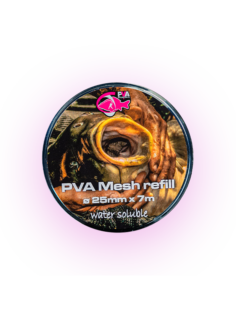 Запасная ПВА сетка PVA HYDROSPOL Mesh, Диаметр: 25 мм, Длина: 7 м