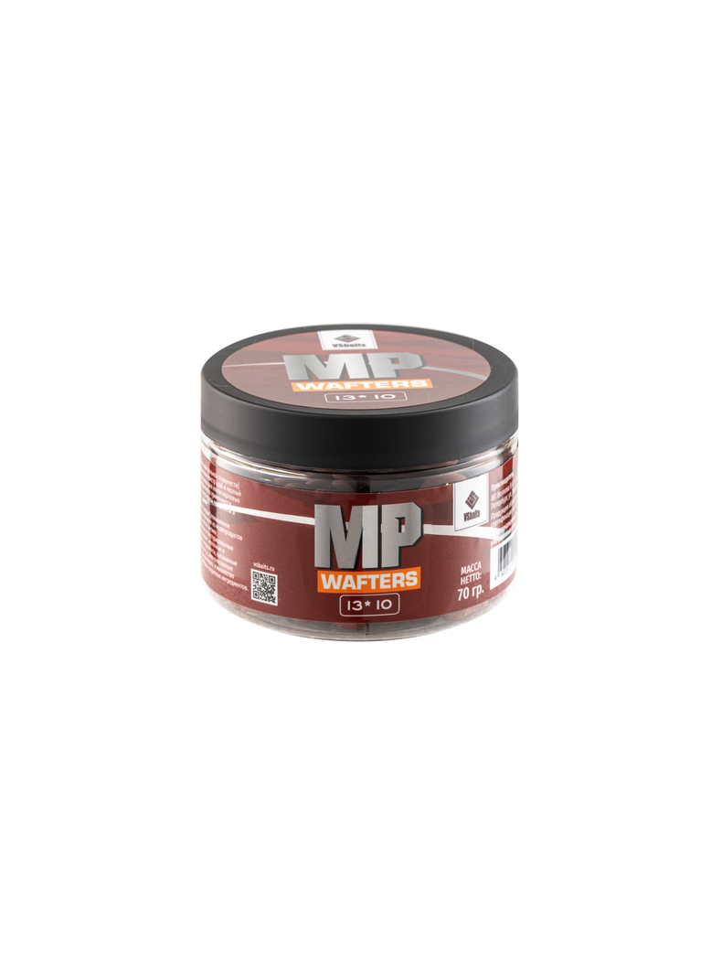 Вафтерсы VSBaits (MP) Монстр Краб + Чёрный перец 70г 13х10мм, Диаметр: 13 х 10 мм, Вкус: MP (Монстр Краб + Чёрный Перец), изображение 2