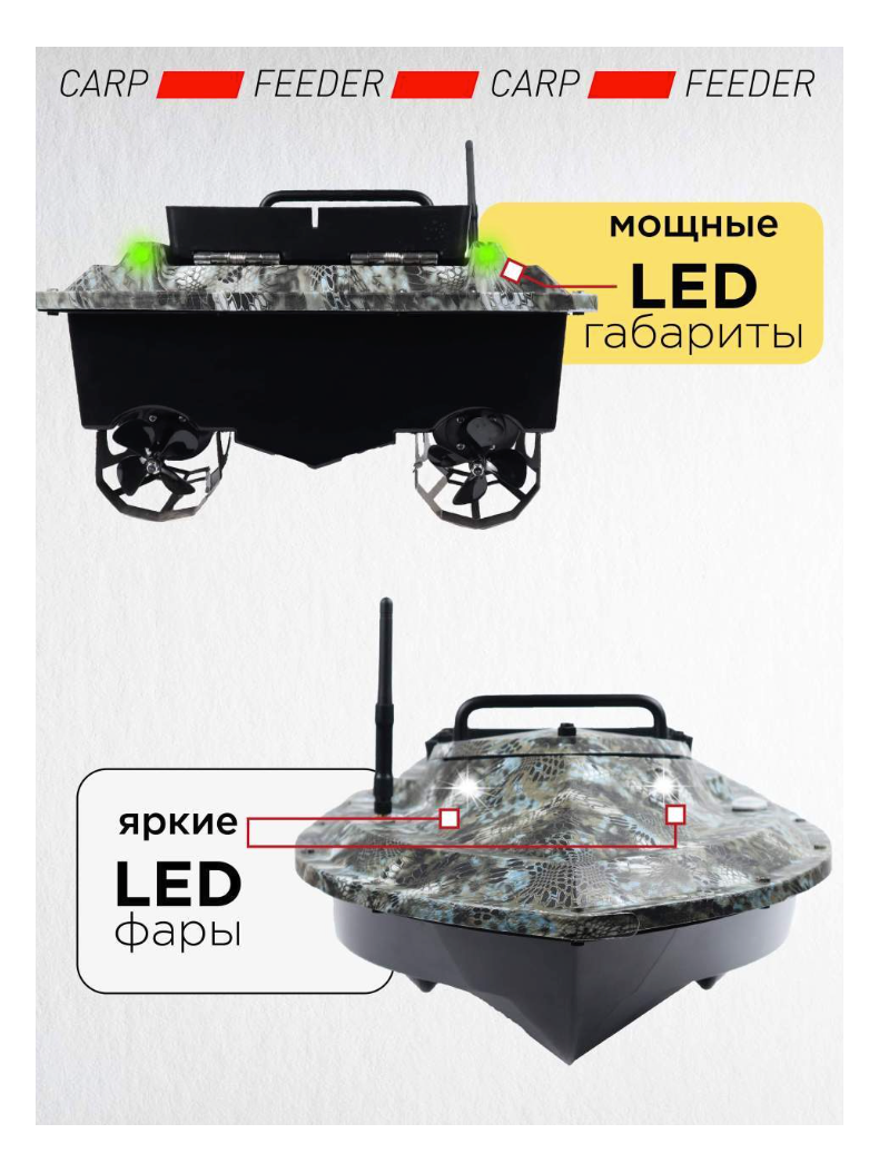 Прикормочный корабль VYDRA Turbo GPS Camo, изображение 3