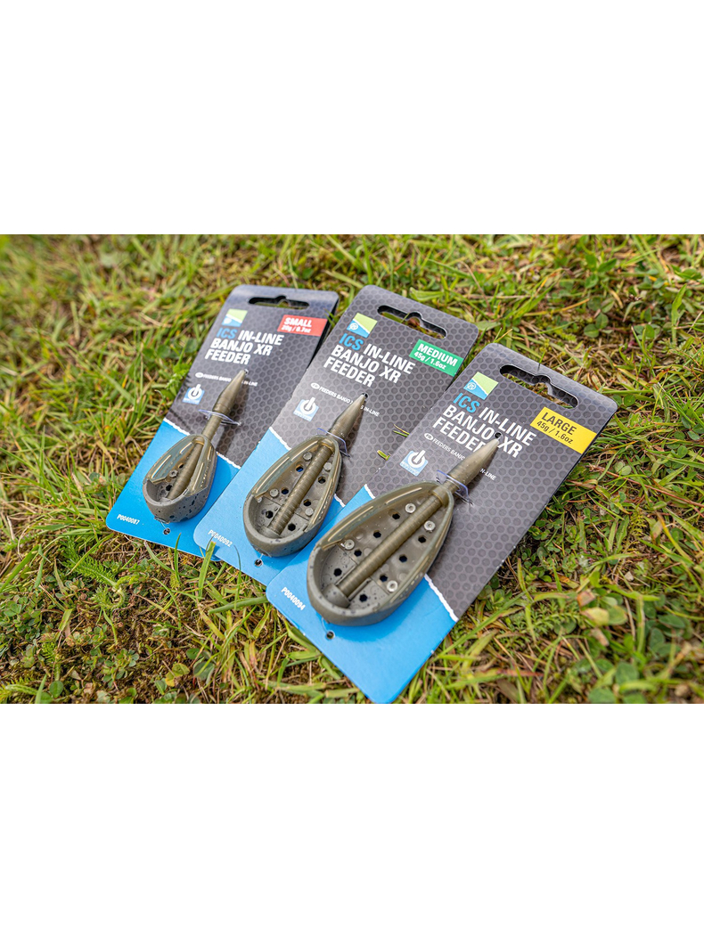 Кормушка методная PRESTON ICS In-Line Banjo XR Feeder, Размер кормушки: Large, Вес кормушки: 30 г, изображение 2