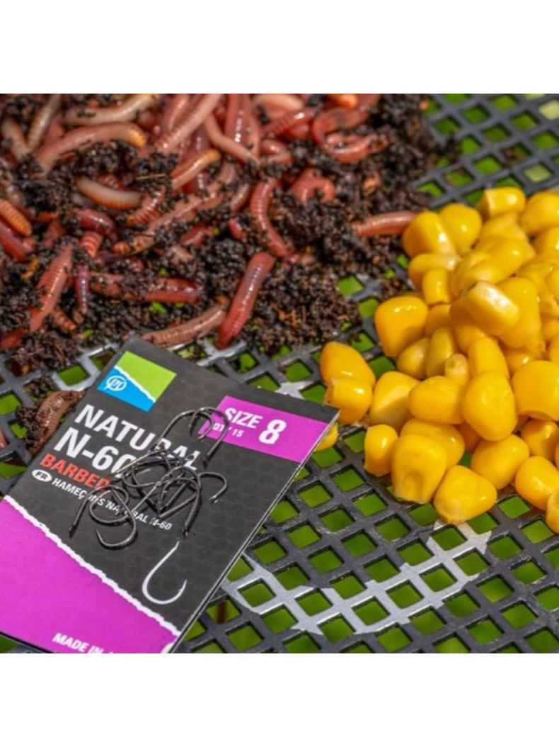 Крючки PRESTON Natural N-60, Размер крючка: № 8, изображение 10