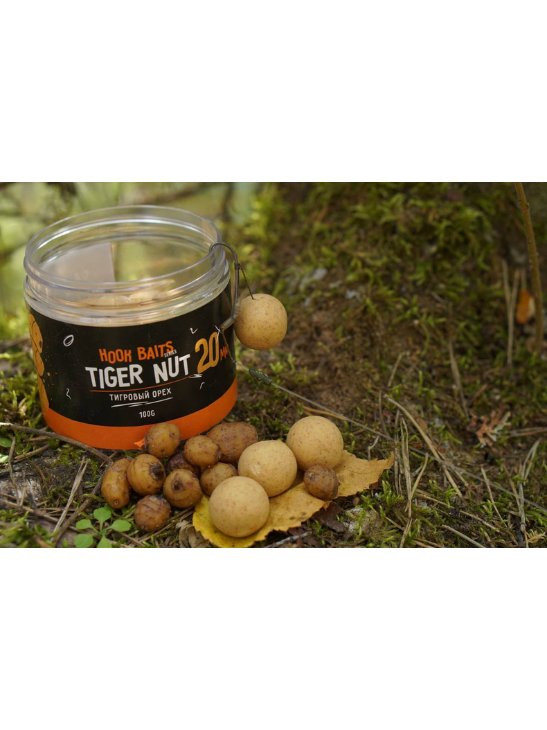Бойлы насадочные Carptoday Baits Tiger Nut (Тигровый Орех), Диаметр: 20 мм, Вкус: Тигровый Орех, изображение 2