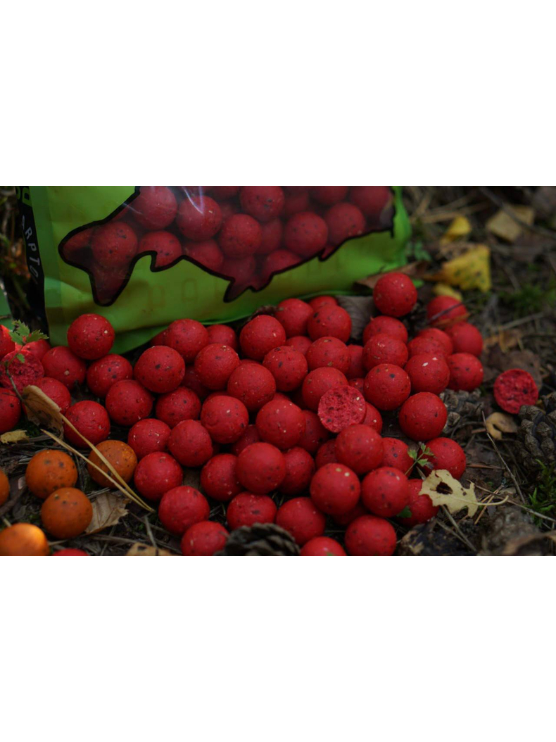 Бойлы Carptoday Baits Strawberry (Клубника) 1кг 20 мм, Диаметр: 20 мм, Вкус: Клубника, изображение 3