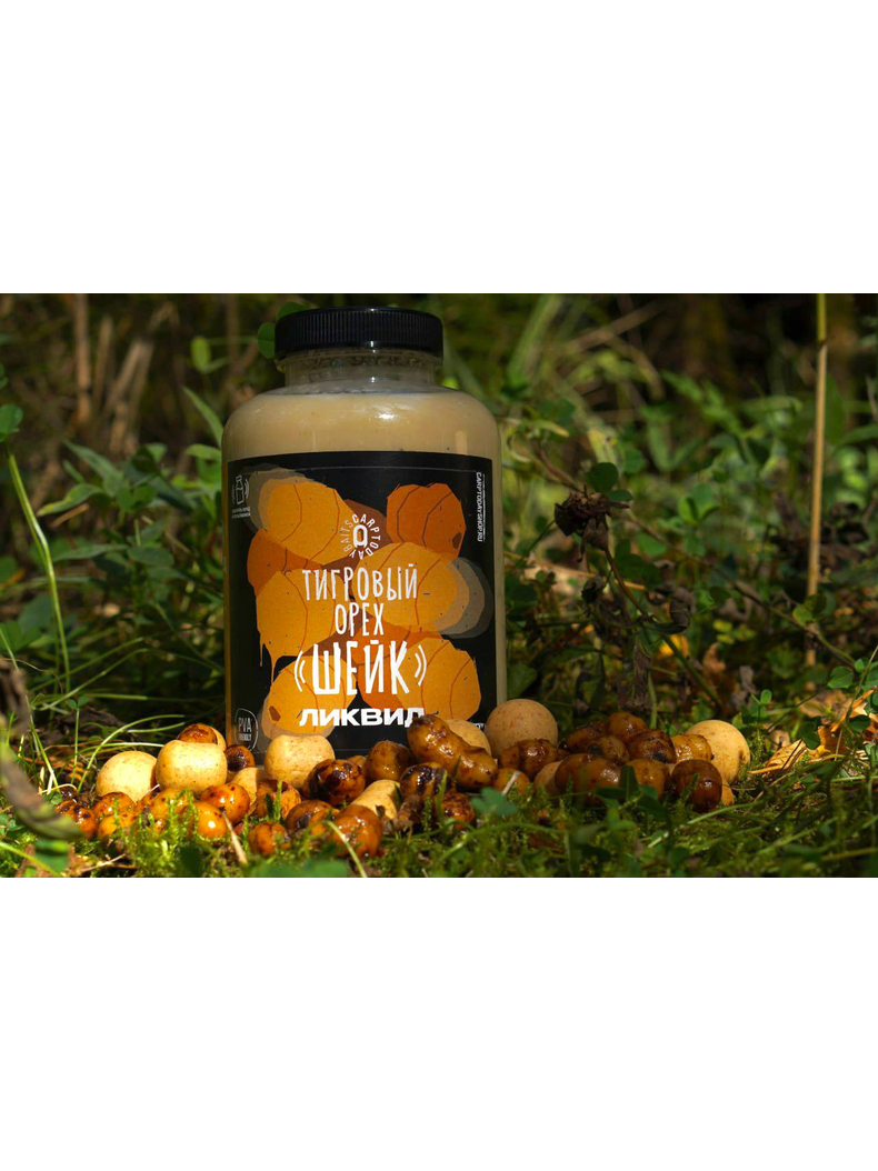 Ликвид Carptoday Baits Tiger Nut Shake — Тигровый Орех Шейк 500 мл, изображение 2 Ликвид Carptoday Baits Tiger Nut Shake — Тигровый Орех Шейк 500 мл, изображение 2