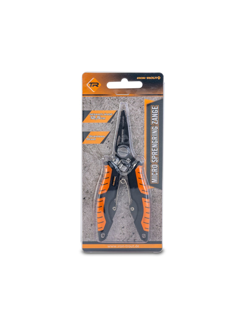 Кусачки многофункциональные IRON TROUT Profi Micro Sprengring Zange - 12.5cm, изображение 2