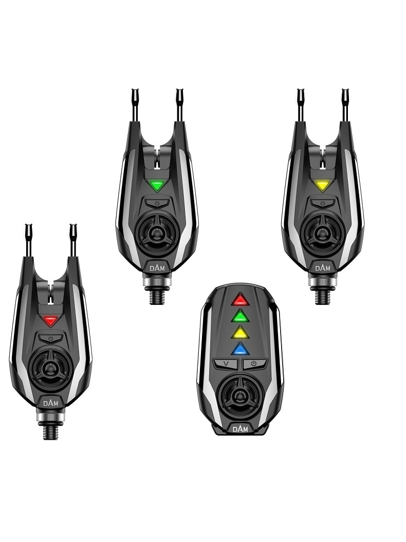 Комплекты сигнализаторов с пейджером DAM TFX Alarm Set 3+1 - (Green / Red / Yellow) Комплекты сигнализаторов с пейджером DAM TFX Alarm Set 3+1 - (Green / Red / Yellow)