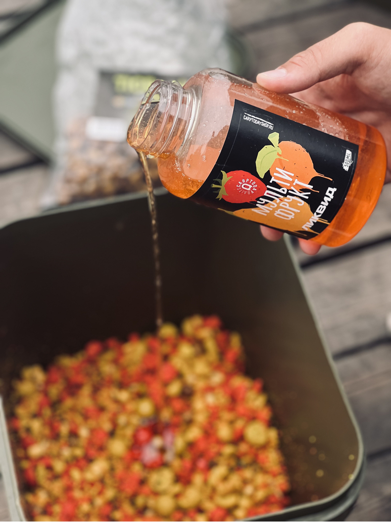 Ликвид Carptoday Baits Multi Fruit (Мульти Фрукт) 500мл, Вкус: Мульти Фрукт, изображение 3