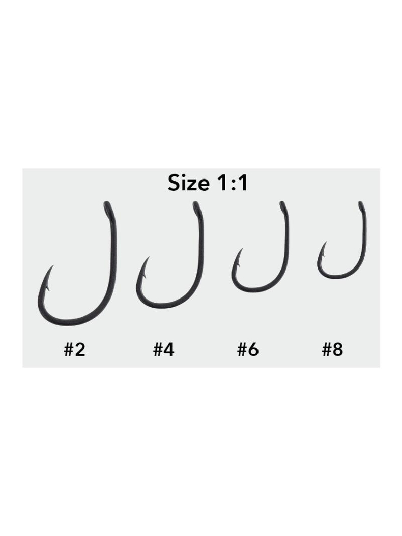 Крючки карповые ANACONDA PIERCER Power Carp C4 - №4 / 11шт., изображение 3