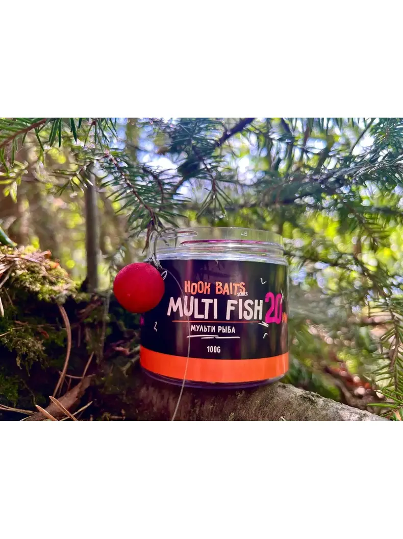 Бойлы насадочные Carptoday Baits Multi Fish (Мульти Фиш), Диаметр: 20 мм, Вкус: Мульти Фиш, изображение 5