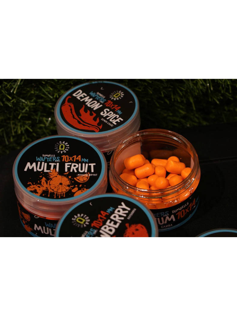 Вафтерсы Carptoday Baits Wafters Multi Fruit (Мульти Фрукт) 10х14мм, Диаметр: 10 х 14 мм, Вкус: Мульти Фрукт, изображение 4 Вафтерсы Carptoday Baits Wafters Multi Fruit (Мульти Фрукт) 10х14мм, Диаметр: 10 х 14 мм, Вкус: Мульти Фрукт, изображение 4