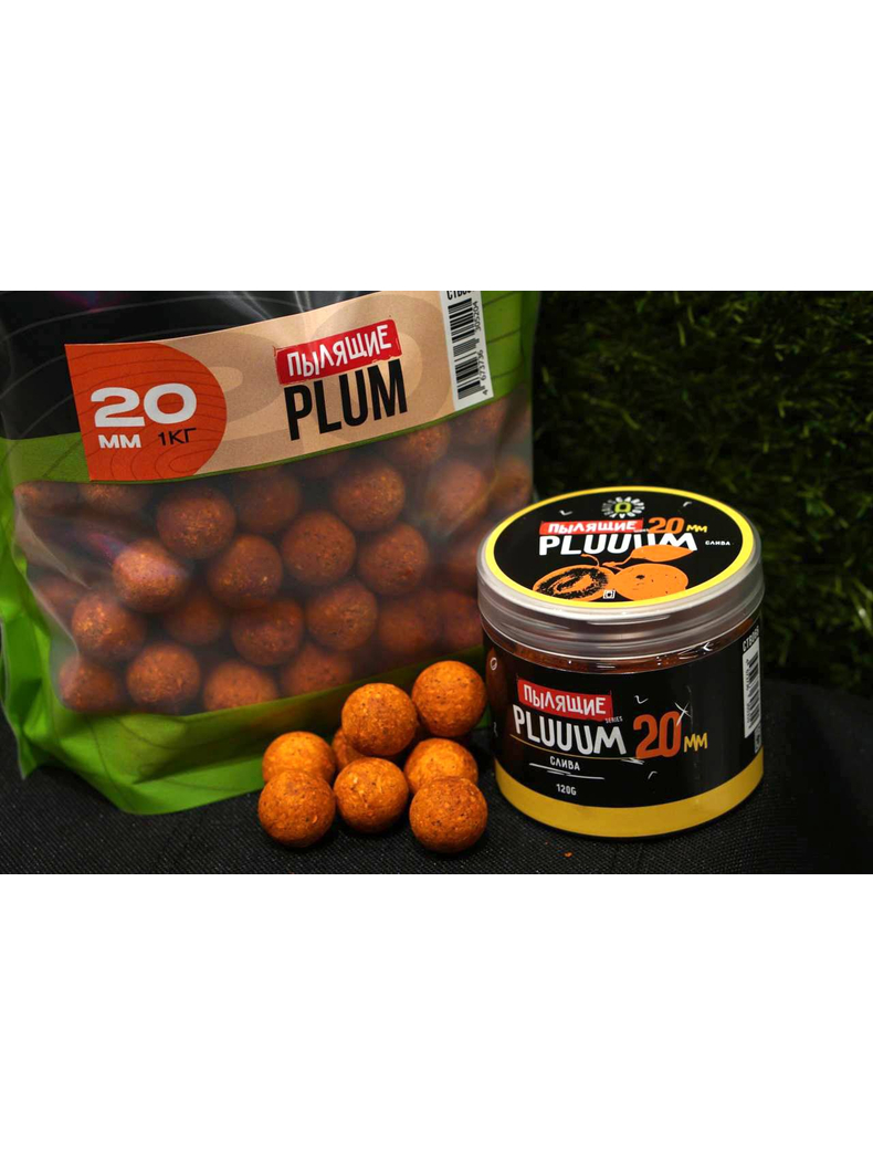 Бойлы пылящие насадочные Carptoday Baits Plum (Слива), Диаметр: 20 мм, Вкус: Слива, изображение 2 Бойлы пылящие насадочные Carptoday Baits Plum (Слива), Диаметр: 20 мм, Вкус: Слива, изображение 2