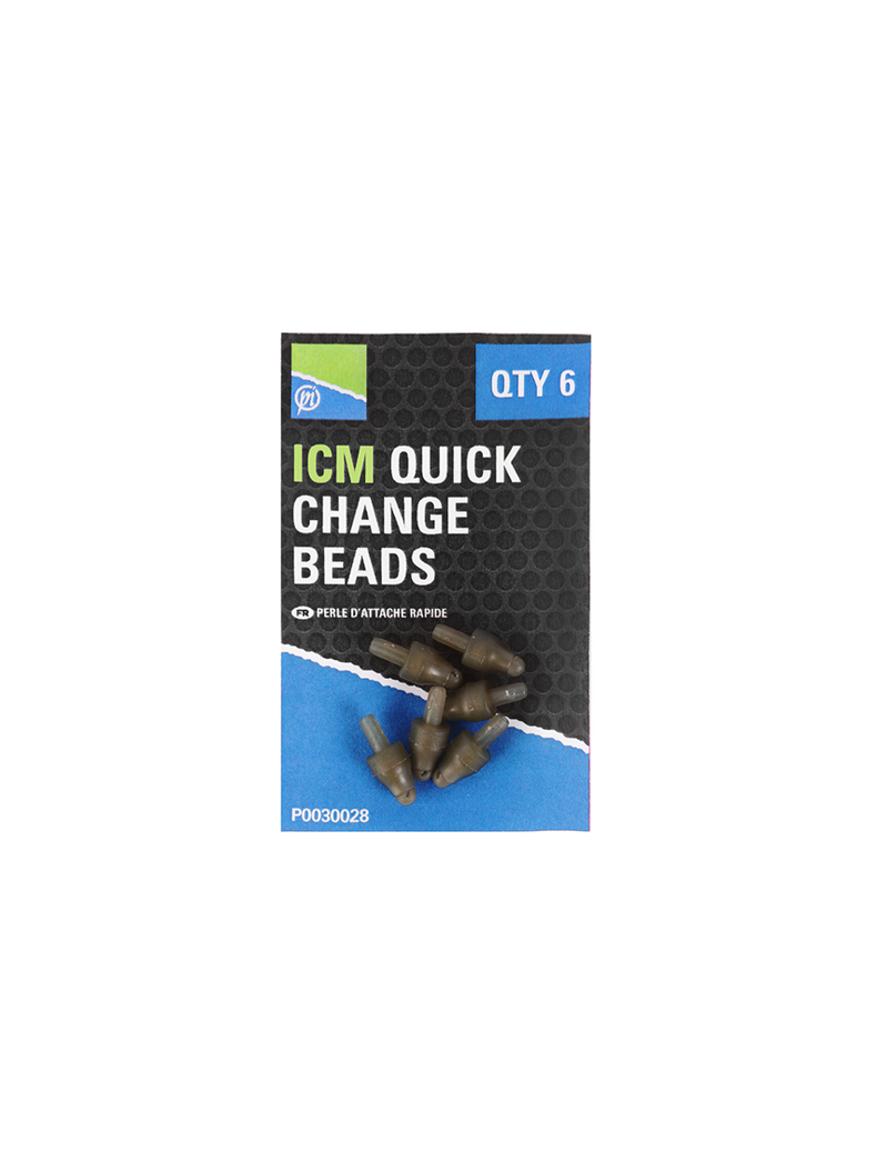PRESTON Коннектор для кормушек ICM IN-LINE QUICK CHANGE BEAD / 6шт.