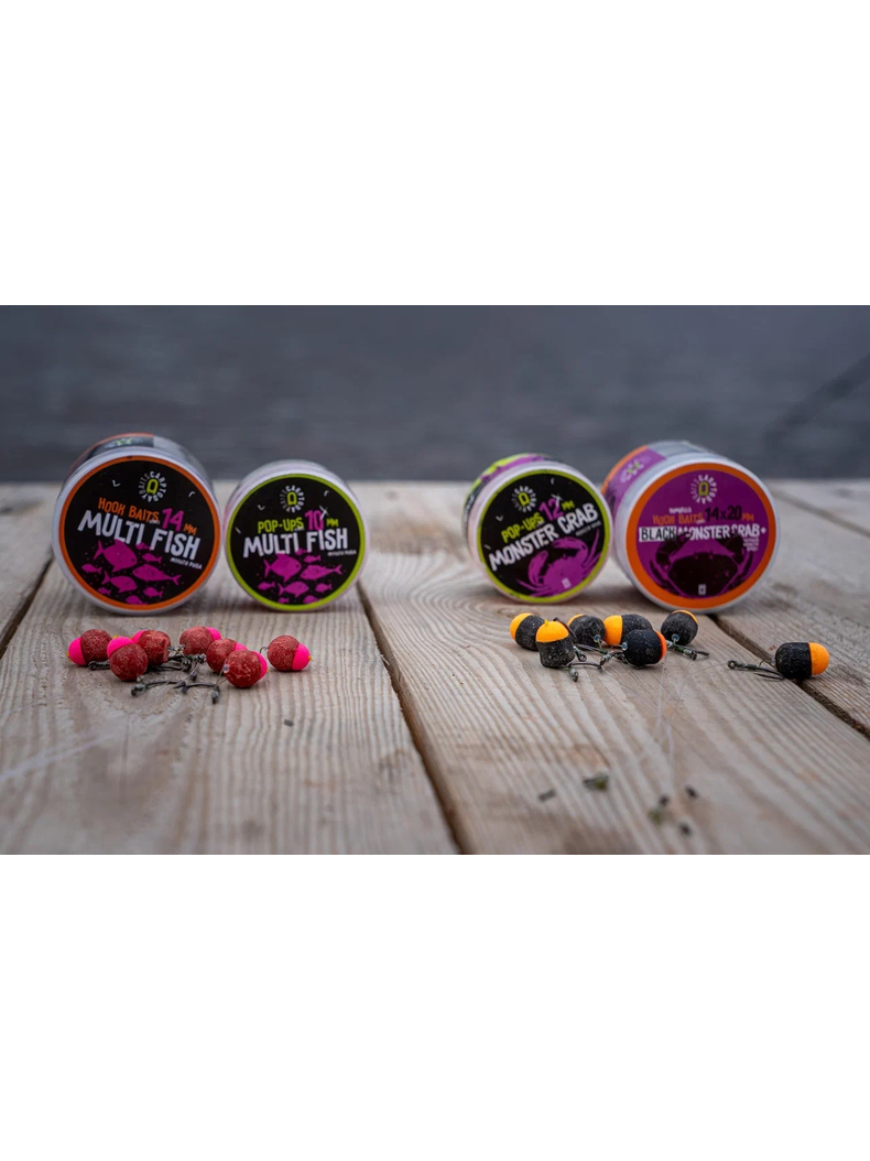 Дамбелсы насадочные Carptoday Baits Black Monster Crab+ (Черный Монстр Краб), Диаметр: 14 х 20 мм, Вкус: Монстр Краб черный, изображение 2