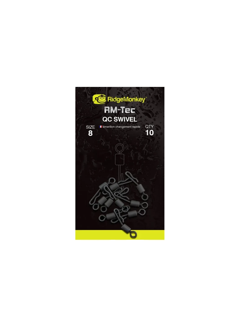 Вертлюг быстросьёмный Ridge Monkey Quick Change Swivel sz8 для карповых снасток — CARPshop