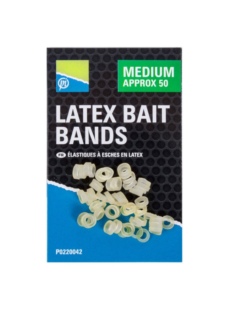 Резиновые колечки PRESTON Latex Bait Bands для фидерной рыбалки — CARPshop