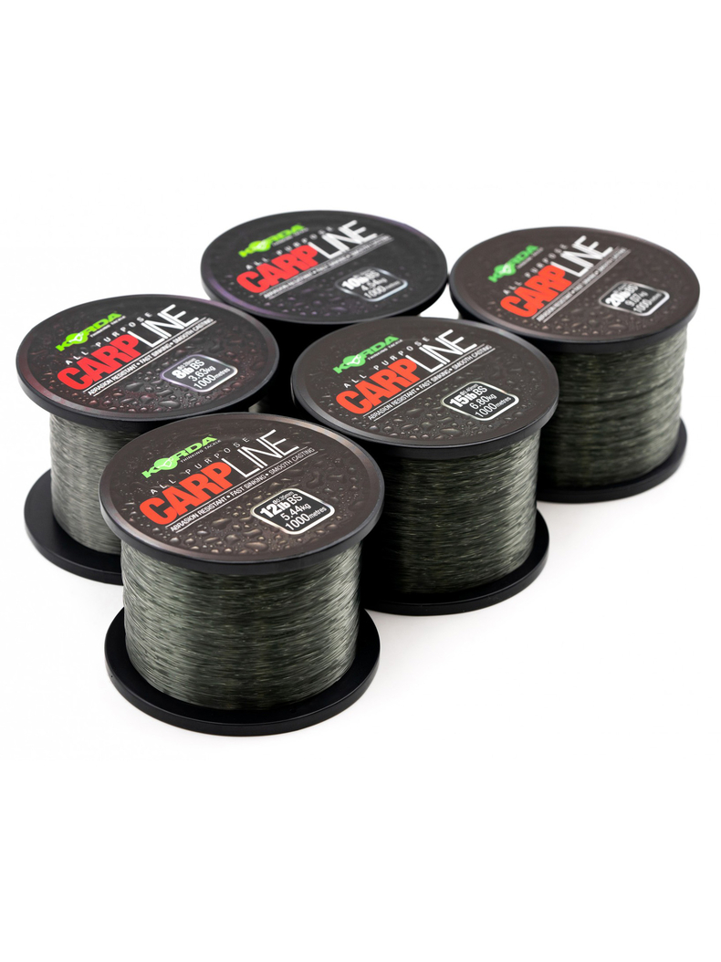 Леска Korda Carp Line, Длина: 1000 м, Тест: 10.00 lb, Диаметр лески: 0.30 мм
